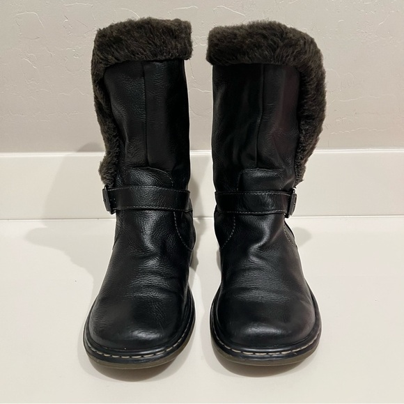 Dr. Martens Brielle Broadway ankle Boots,black, faux fur lining unisex 8L/7M - Picture 10 of 16
